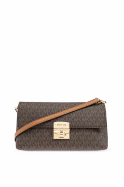 Michael Michael Kors BRĄZOWY Torba ma ramię `Addie`