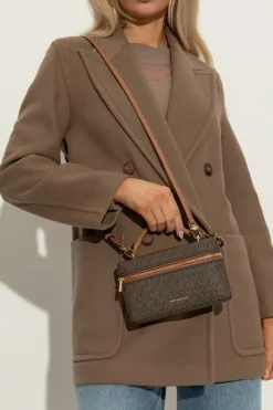 Michael Michael Kors BRĄZOWY Torba do ręki `Jana`