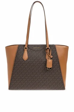 Michael Michael Kors BRĄZOWY Torba ‘Taryn’ typu ‘shopper’