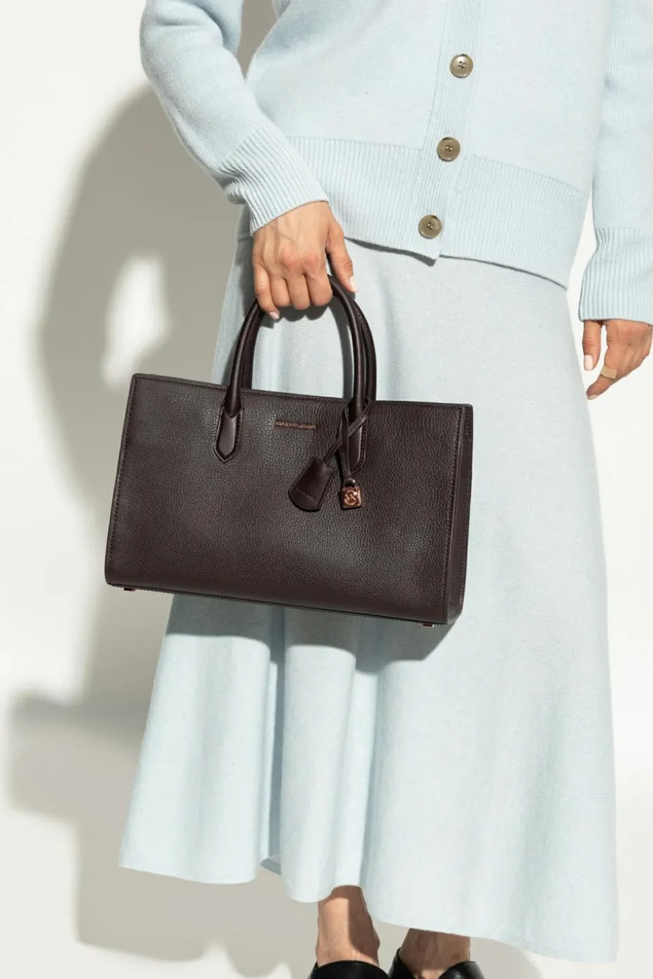 Michael Michael Kors BRĄZOWY Torba do ręki `Scarlett Medium`