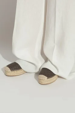 Michael Michael Kors BRĄZOWY Espadryle `Lynn`