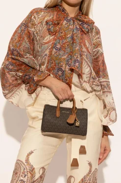 Michael Michael Kors BRĄZOWY Torba do ręki `Scarlett`