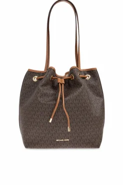 Michael Michael Kors BRĄZOWY Torba typu `bucket'