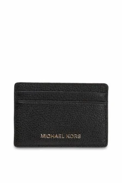 Michael Michael Kors CZARNY Etui na karty 'Money Pieces' z logo