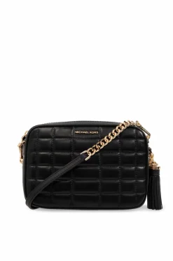 Michael Michael Kors CZARNY Pikowana torba na ramię