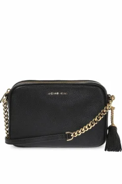 Michael Michael Kors CZARNY Torba na ramię 'Ginny'