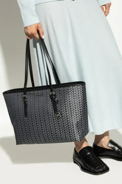 Michael Michael Kors CZARNY Torba `Wuinn Large` typu `shopper`