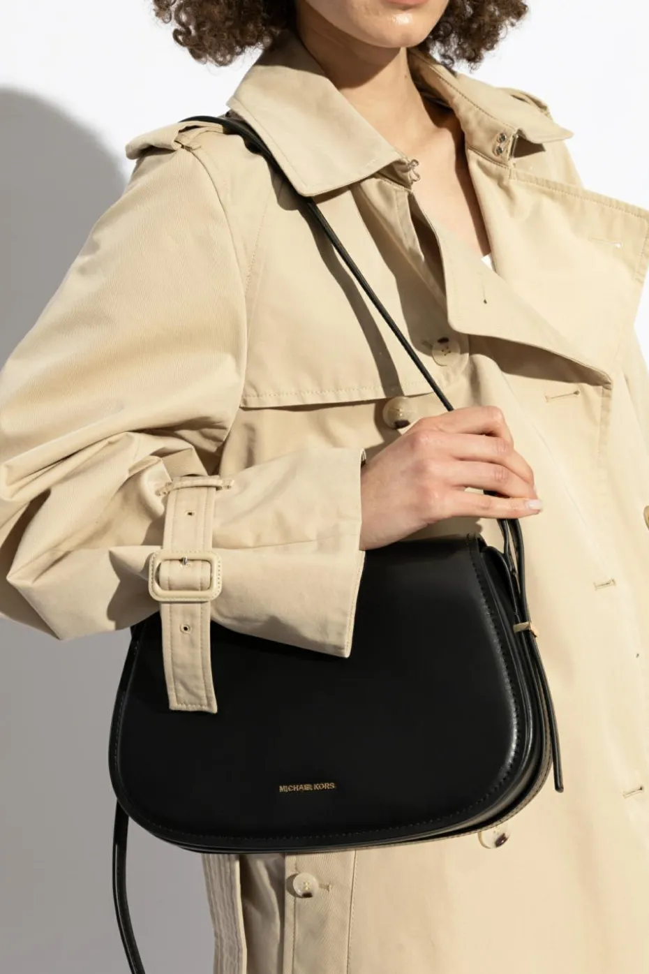Michael Michael Kors CZARNY Torba na ramię `Lydia`