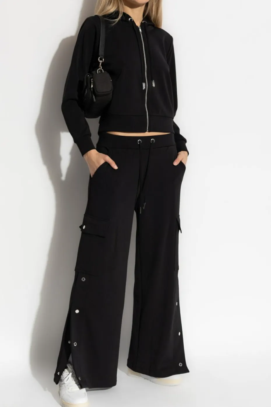 Michael Michael Kors CZARNY Spodnie typu `cargo`