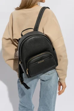 Michael Michael Kors CZARNY Plecak z logo