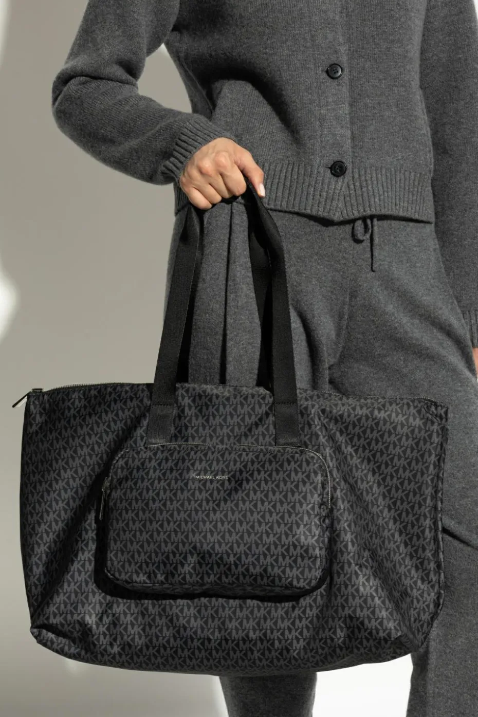 Michael Michael Kors CZARNY Torba podręczna `Tanner Large`