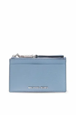 Michael Michael Kors NIEBIESKI Skórzany portfel