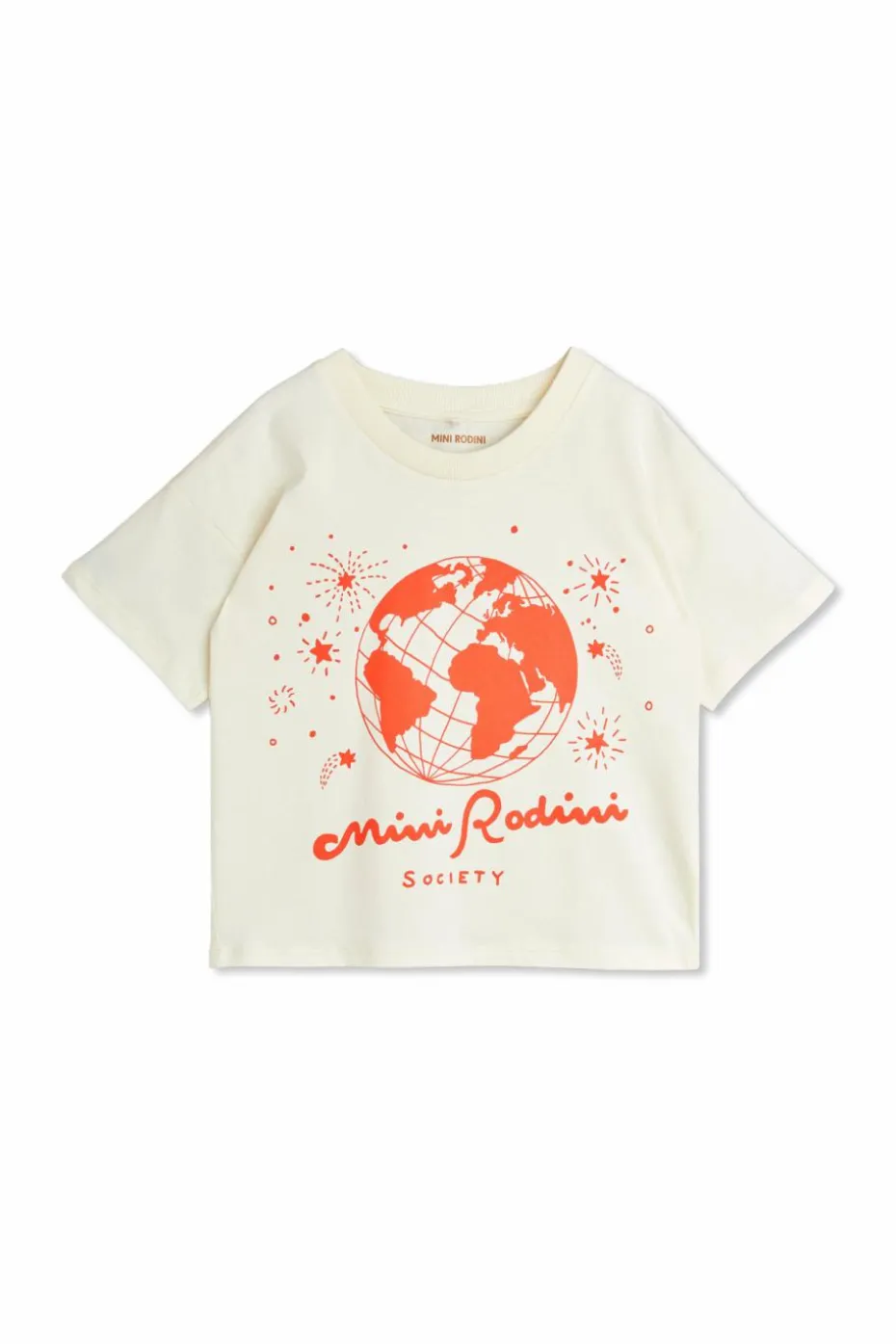 Mini Rodini BIAŁY T-shirt z logo