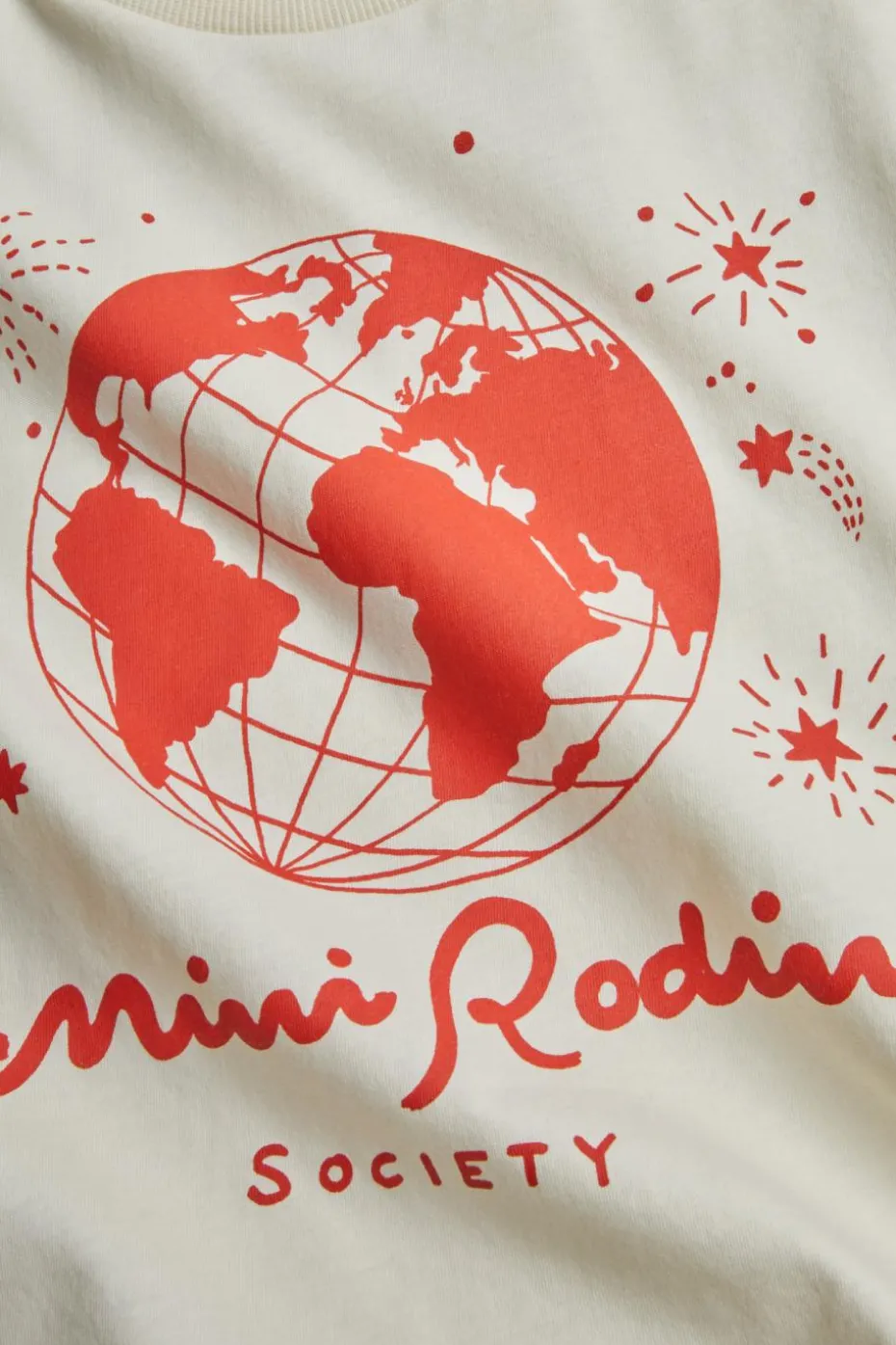 Mini Rodini BIAŁY T-shirt z logo