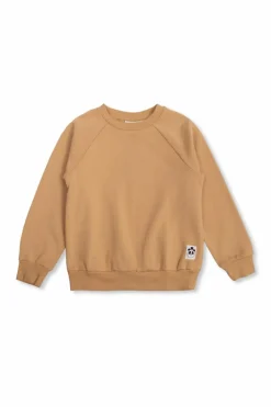 Mini Rodini BRĄZOWY Bluza z naszywką