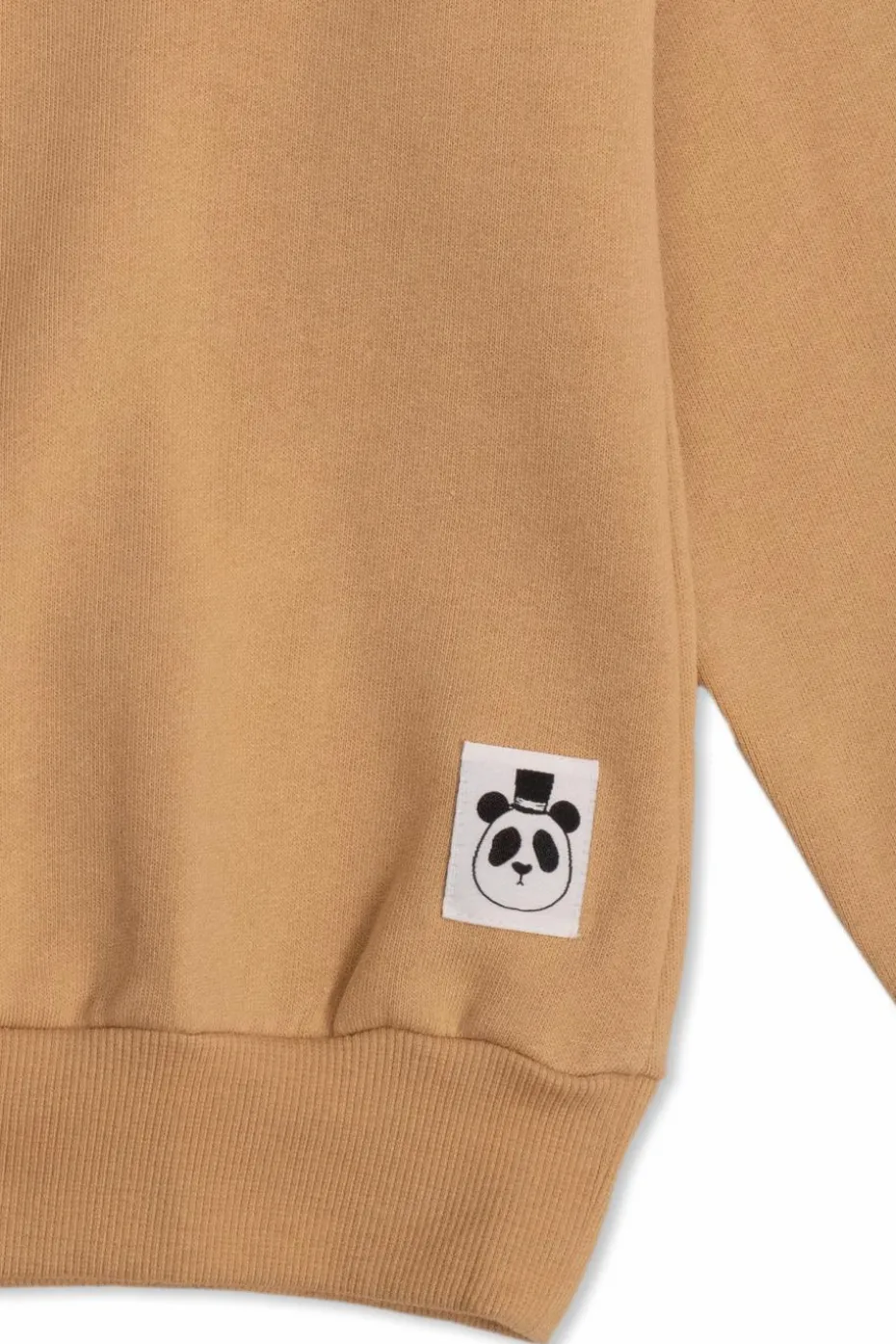 Mini Rodini BRĄZOWY Bluza z naszywką
