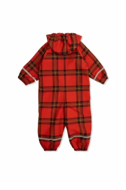 Mini Rodini CZERWONY Kombinezon zimowy