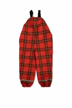 Mini Rodini CZERWONY Kombinezon na szelkach