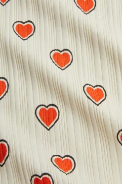 Mini Rodini kremowy Zestaw: body i legginsy
