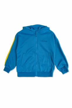 Mini Rodini NIEBIESKI Bluza z kapturem