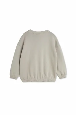 Mini Rodini SZARY Bluza z nadrukowanym logo
