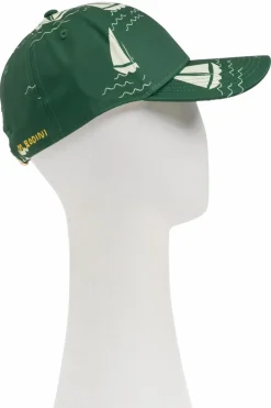 Mini Rodini ZIELONY Czapka z daszkiem