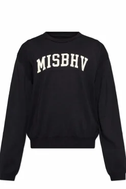 MISBHV CZARNY Sweter z logo
