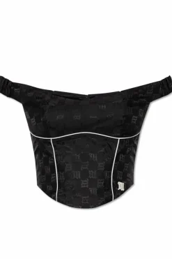 MISBHV CZARNY Top z monogramem