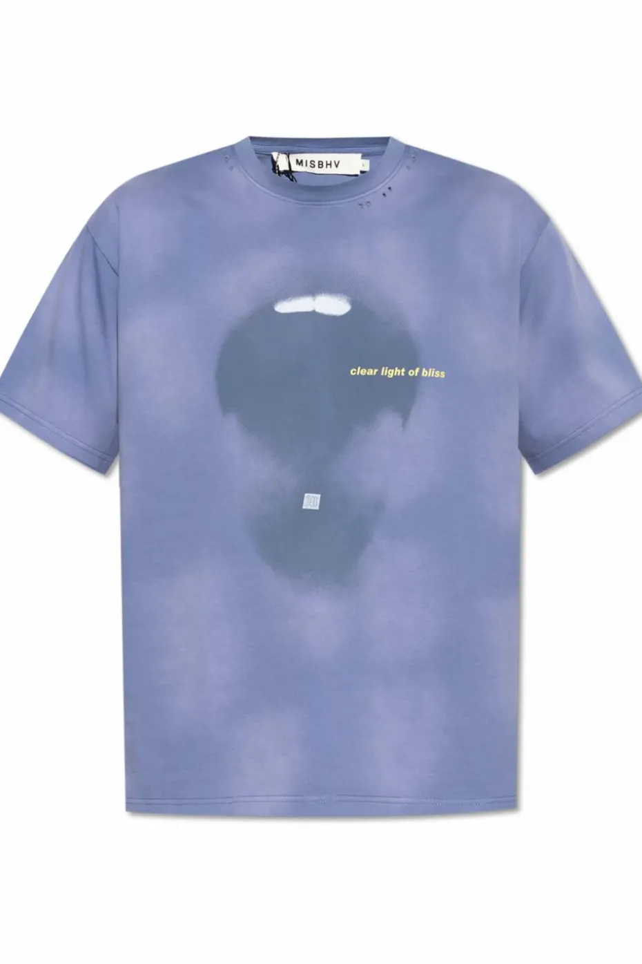 MISBHV NIEBIESKI T-shirt z logo