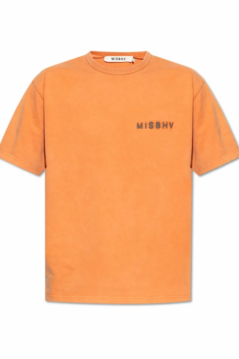 MISBHV POMARAŃCZOWY T-shirt z logo