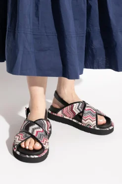 Missoni MULTIKOLOR Wzorzyste sandały
