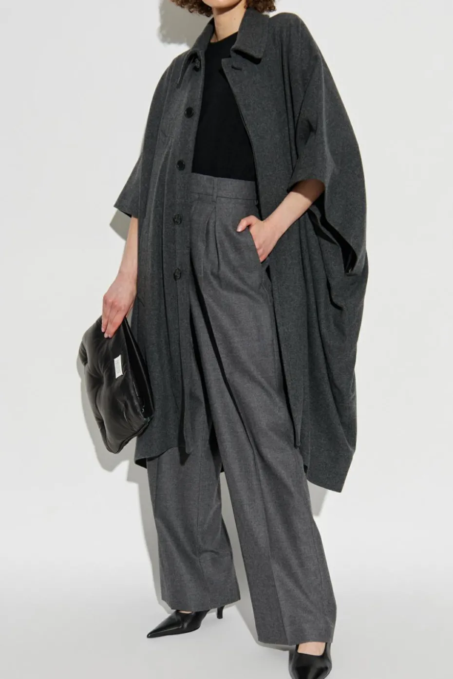 MM6 Maison Margiela CZARNY Top z logo
