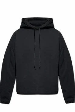 MM6 Maison Margiela CZARNY Bluza z kapturem