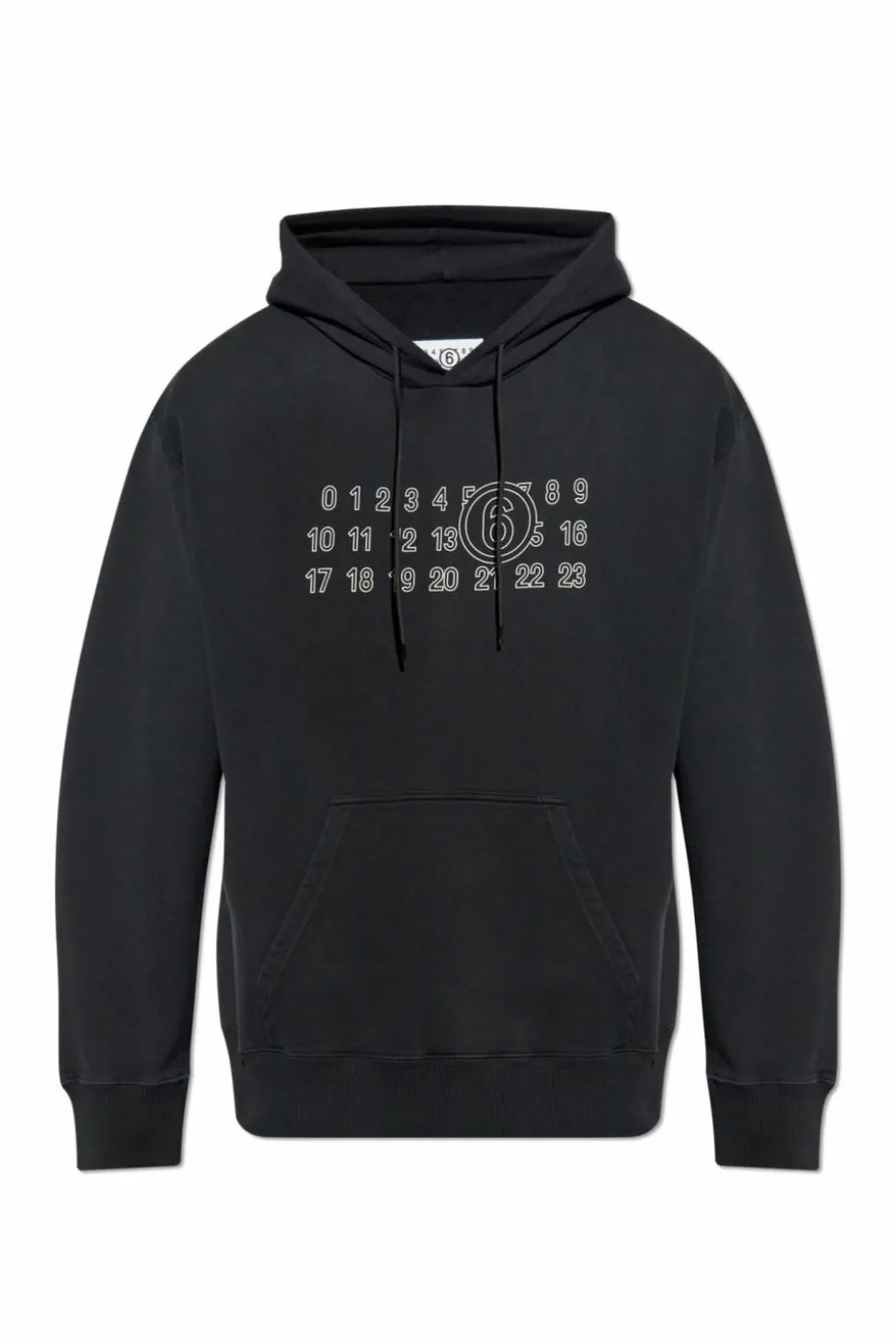 MM6 Maison Margiela CZARNY Bluza z logo