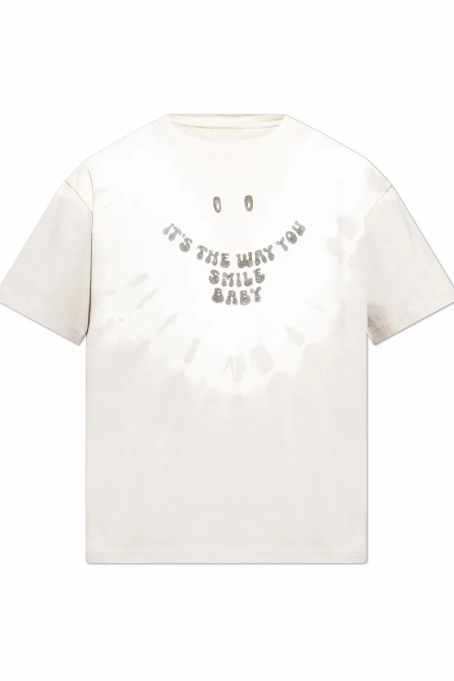 MM6 Maison Margiela SZARY T-shirt z nadrukiem