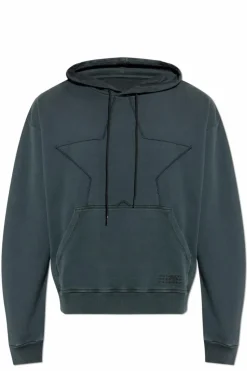 MM6 Maison Margiela SZARY Bluza z kapturem