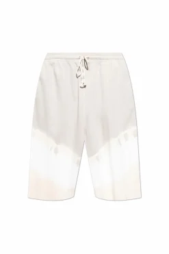 MM6 Maison Margiela SZARY Szorty z logo