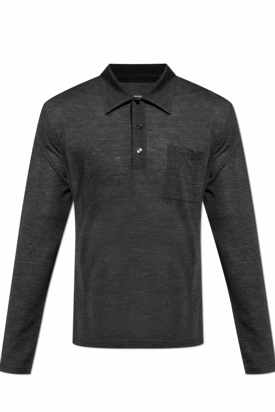 MM6 Maison Margiela SZARY Lekko transparentne polo
