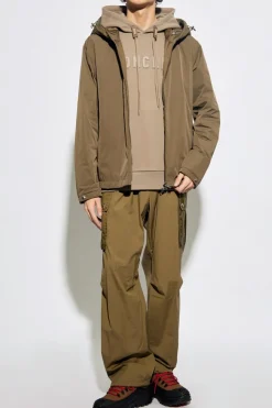 Moncler beżowy Bluza z logo