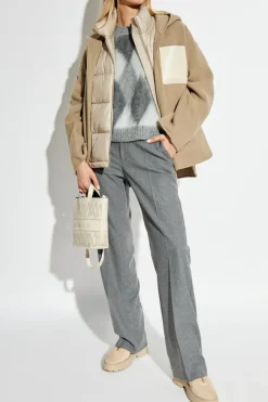 Moncler beżowy Dwuwarstwowa kurtka `Almandine`