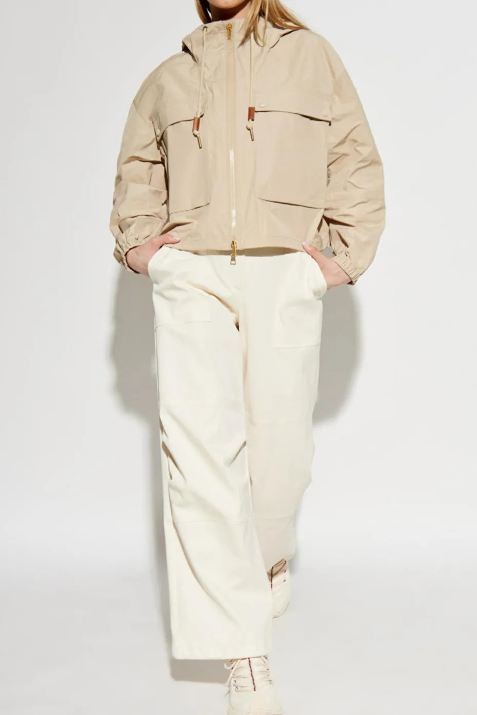 Moncler beżowy Kurtka `Sauvan`