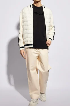 Moncler beżowy Spodnie ‘Sportivo’