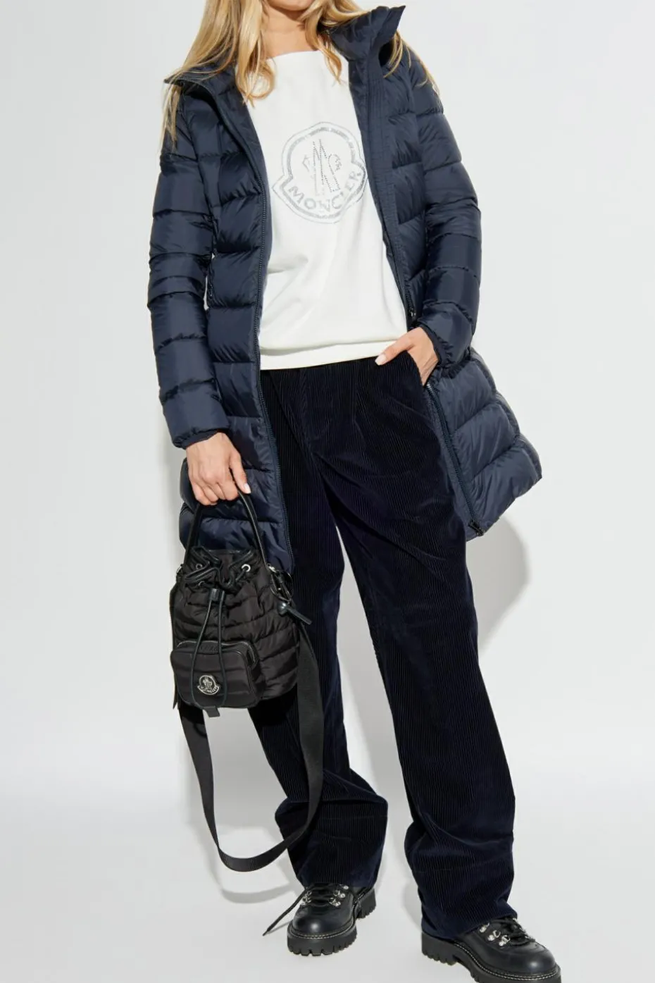 Moncler BIAŁY Bluza `Maglia` typu `oversize`