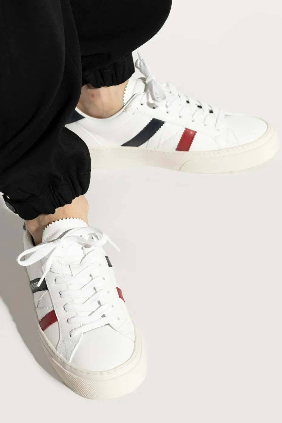 Moncler BIAŁY Buty sportowe `Monaco2`