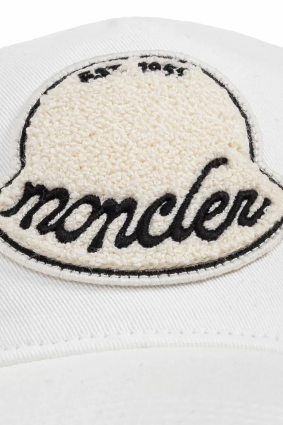 Moncler BIAŁY Czapka z daszkiem