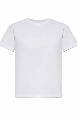 Moncler BIAŁY T-shirt z logo