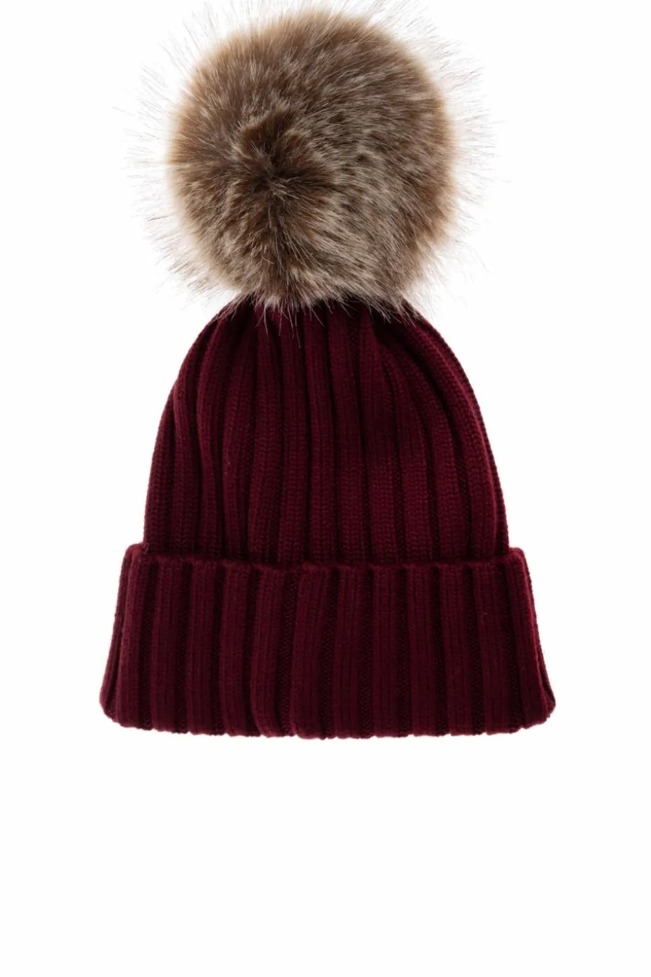 Moncler BORDO Czapka z pomponem