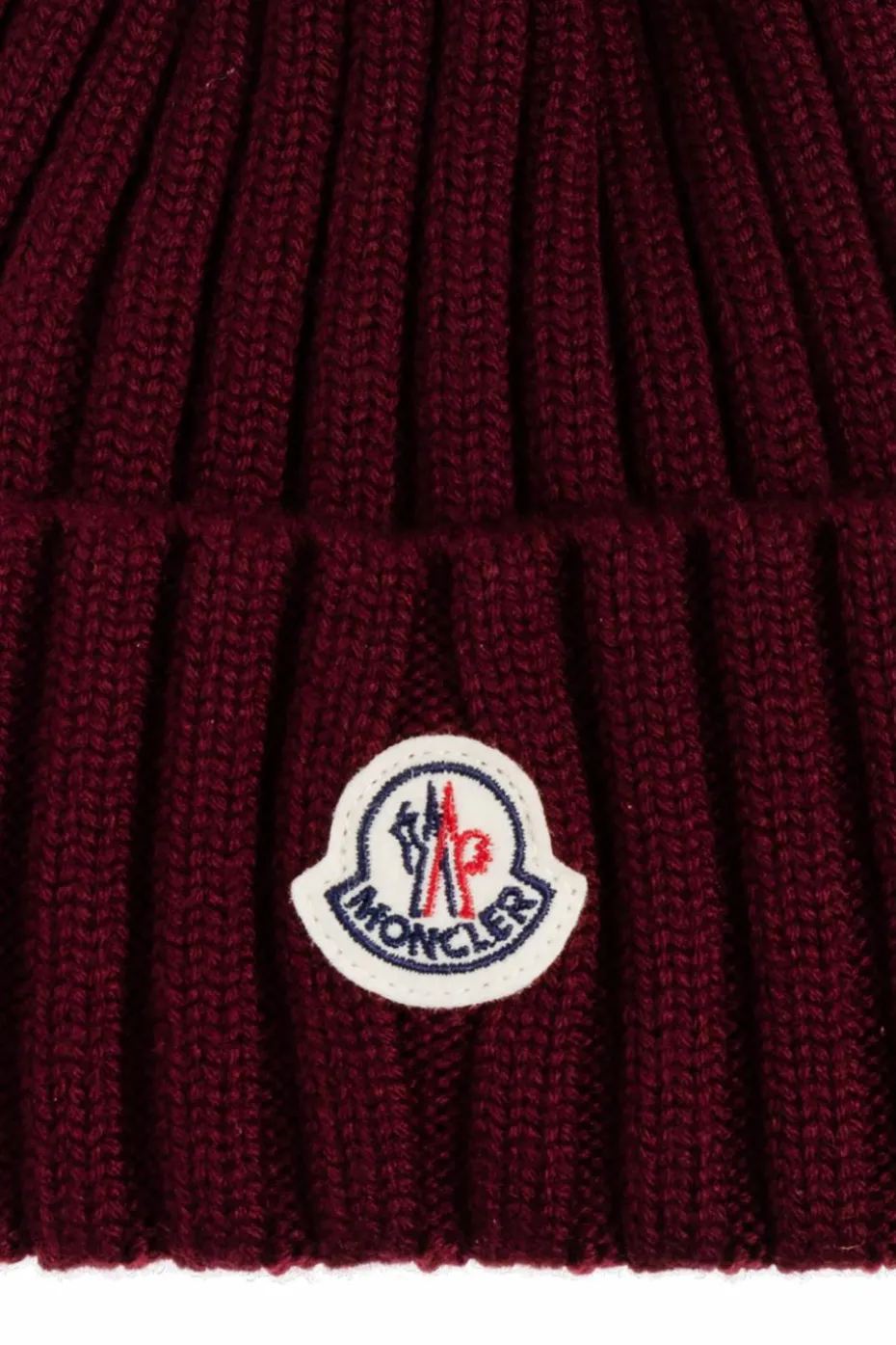 Moncler BORDO Czapka z pomponem