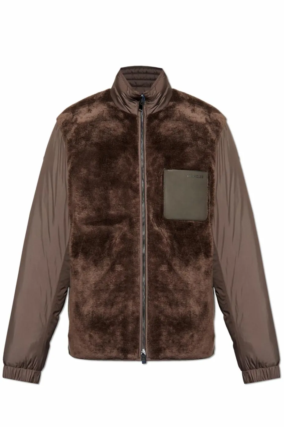 Moncler BRĄZOWY Dwustronna Kurtka `Livra`