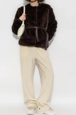 Moncler BRĄZOWY Kurtka puchowa `Jouilatt`